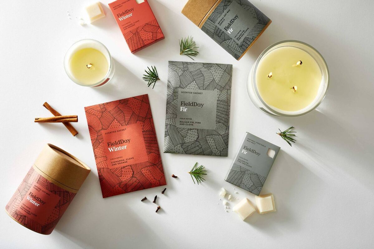 The 'Winter' and 'Fir' products by FieldDay The 'Winter' and 'Fir' products by FieldDay