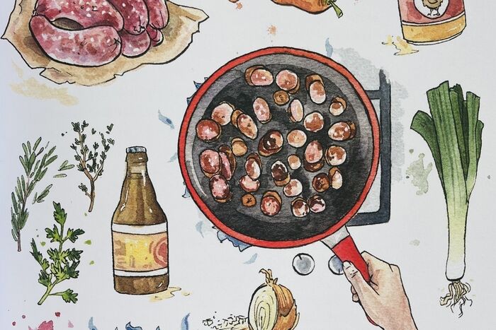 Michael Kelly’s Sausage and Beer Stew