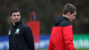 <p>ATHOUGHTS: Aaron Ramsey, right, says Gary Speed, left, convinced him that Wales would play at the World Cup one day. Pic: Nick Potts/PA</p>