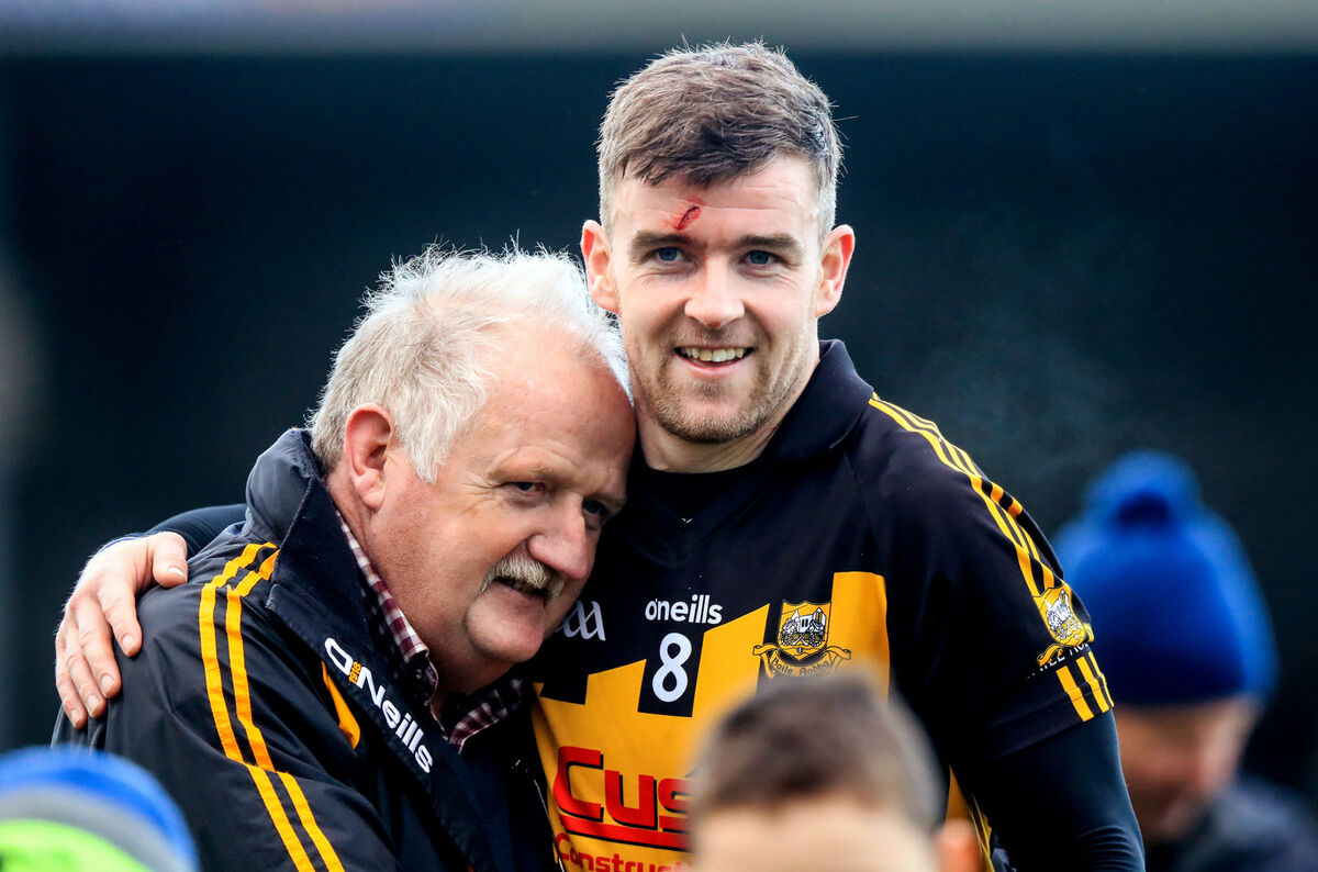 Ballyea's Tony Kelly celebrates after the game. Picture: INPHO/Evan Treacy
