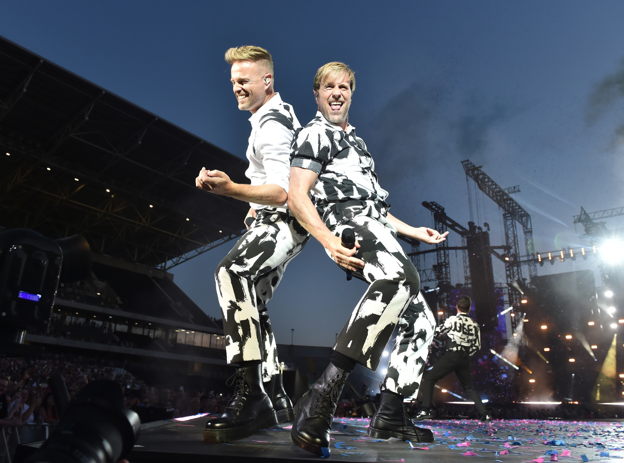 Westlife’s Nicky Byrne has ‘little accident’ while on stage in Glasgow