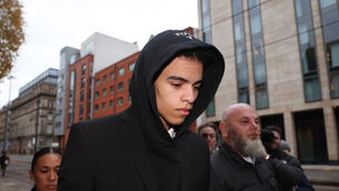 <p>Manchester United footballer Mason Greenwood arrives at Minshull Street Crown Court, Manchester (Paul Currie/PA)</p>