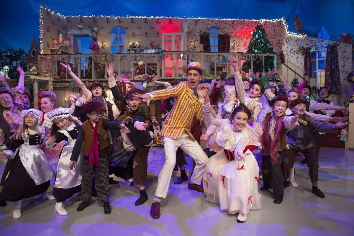 Ryan Tubridy pictured during an opening of the RTE Late Late Toy Show. Picture Andres Poveda