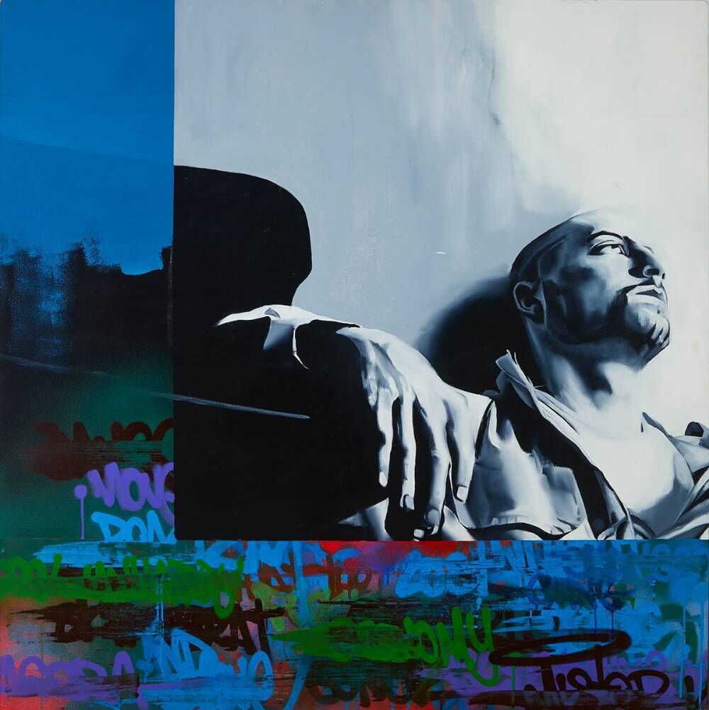 A Thought for Lunch by Conor Harrington at Whyte's.