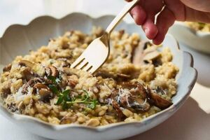 Joe Swash’s mushroom risotto
