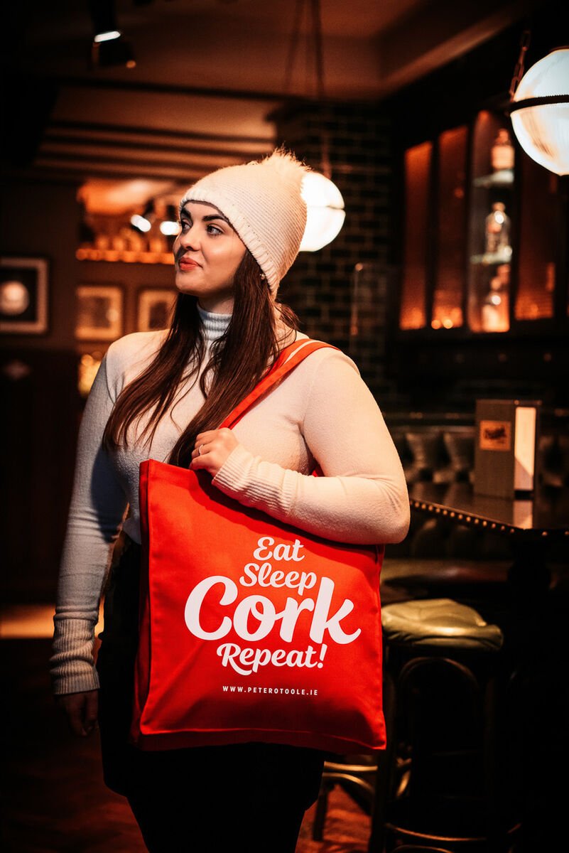 Peter O'Toole's bags display some grá for the Rebel City