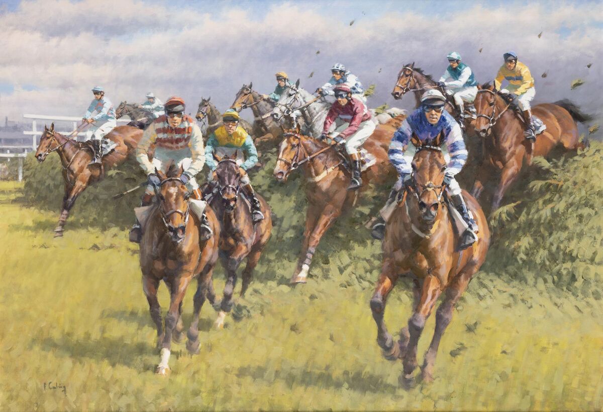 The Canal Turn, Aintree by Peter Curling.