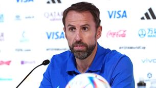 <p>AIMING HIGH: Gareth Southgate is eyeing a complete performance from England against Wales. Pic: Martin Rickett/PA</p>