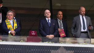 <p>NOWHERE MAN: It is nine days since Infantino delivered his opening press conference speech, his Jimi Hendrix at Woodstock moment, his I Have a Really Horrendous And Deluded Dream. Pic: Jonathan Brady/PA Wire</p>