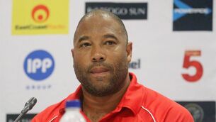 <p>STANCE: John Barnes. Pic: Anesh Debiky/ITM Group via Gallo Images/Getty Images</p>