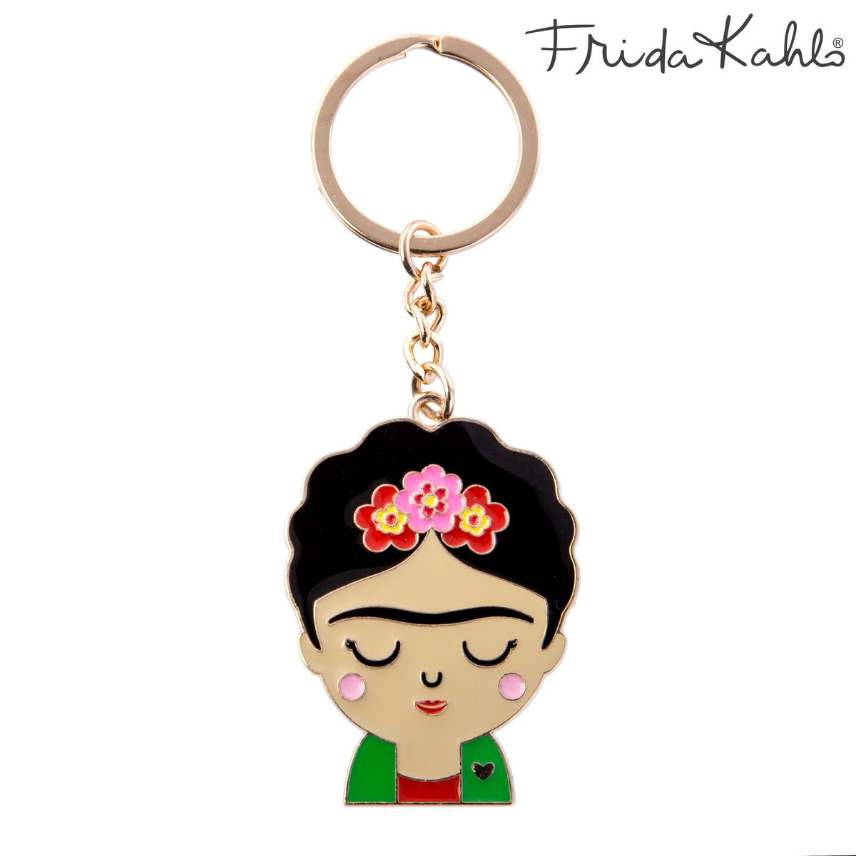 Sass & Belle ‘Frida Kahlo’ enamel keyring, Unbound, €6.99
Sass & Belle ‘Frida Kahlo’ enamel keyring, Unbound, €6.99