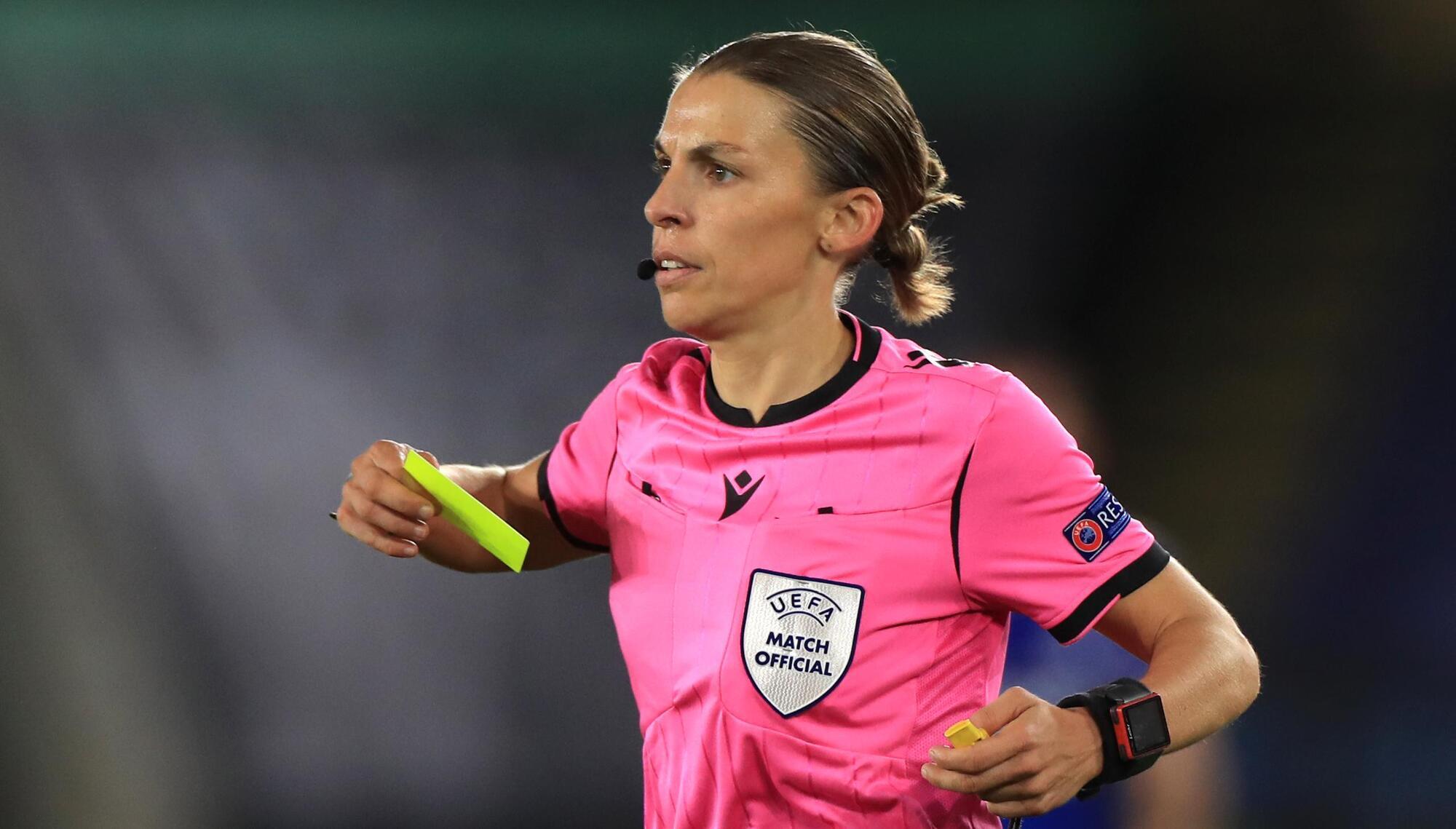HISTORIC: The French referee Stephanie Frappart will lead the first all-female officiating team for a men’s World Cup match when she takes charge of Costa Rica v Germany. File pic: Mike Egerton/PA Wire
