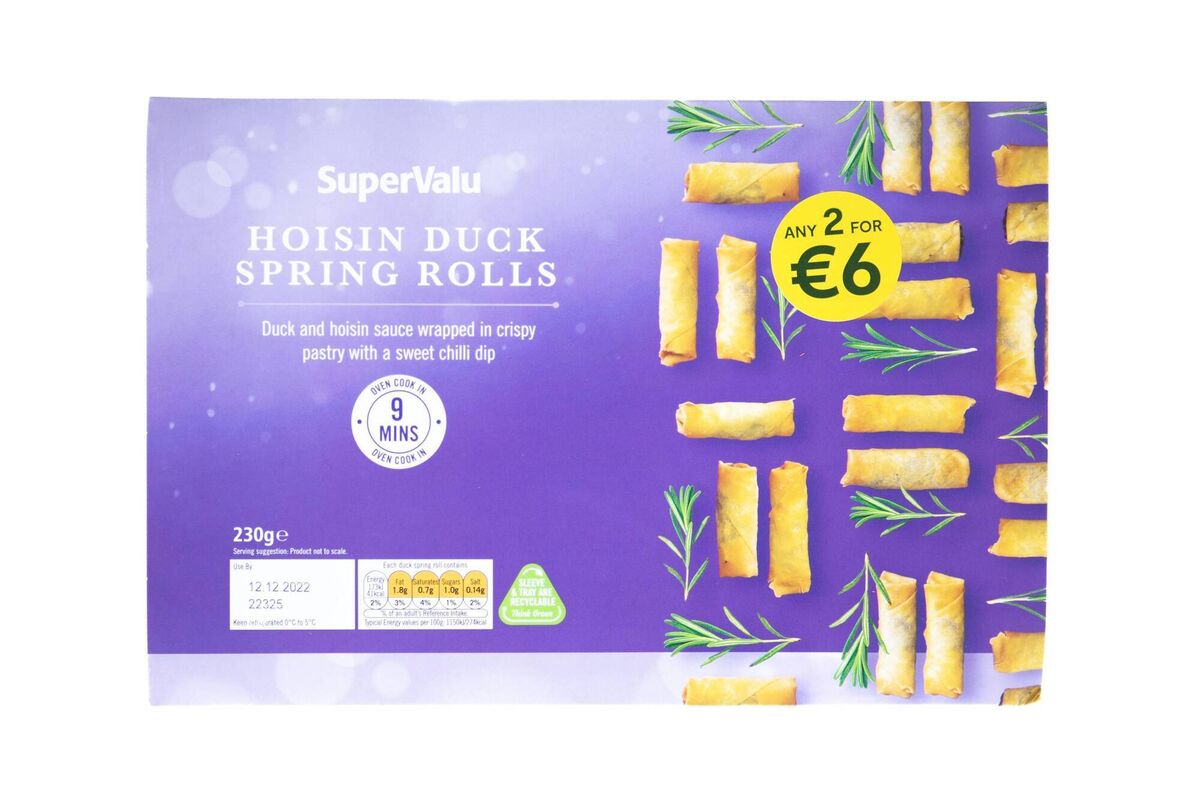 Supervalu Duck Hoisin Rolls. Photo: Arna Rúnars Crowley Supervalu Duck Hoisin Rolls. Photo: Arna Rúnars Crowley