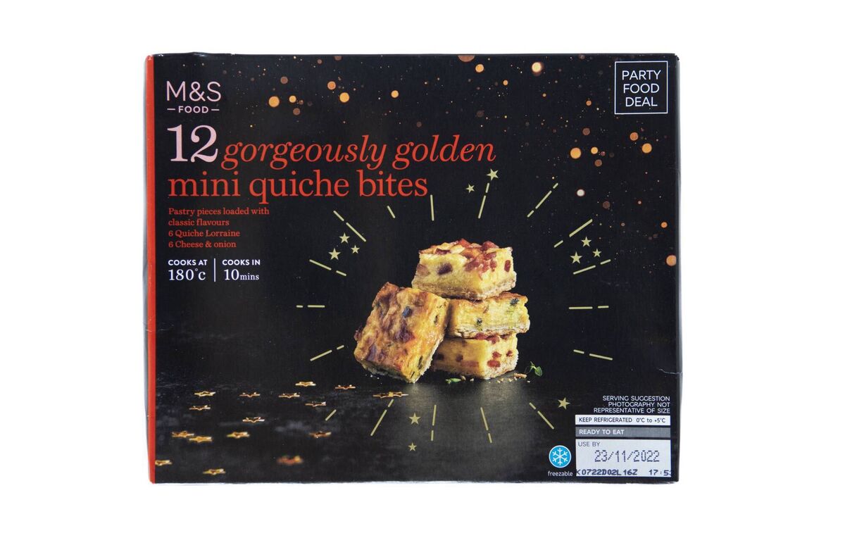 M&S Mini Quiche Bites. Photo: Arna Rúnars Crowley M&S Mini Quiche Bites. Photo: Arna Rúnars Crowley