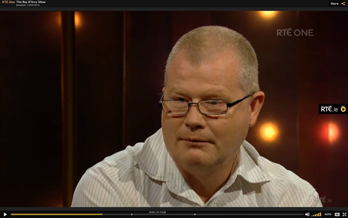 Richard Satchwell speaking of the disappearance of his wife Tina Satchwell on 'The Ray D'Arcy Show'. Tina Satchwell was last seen in public with her husband at a car boot sale in Cork. Picture: RTÉ via RTÉ Player Richard Satchwell speaking of the disappearance of his wife Tina Satchwell on 'The Ray D'Arcy Show'. Tina Satchwell was last seen in public with her husband at a car boot sale in Cork. Picture: RTÉ via RTÉ Player