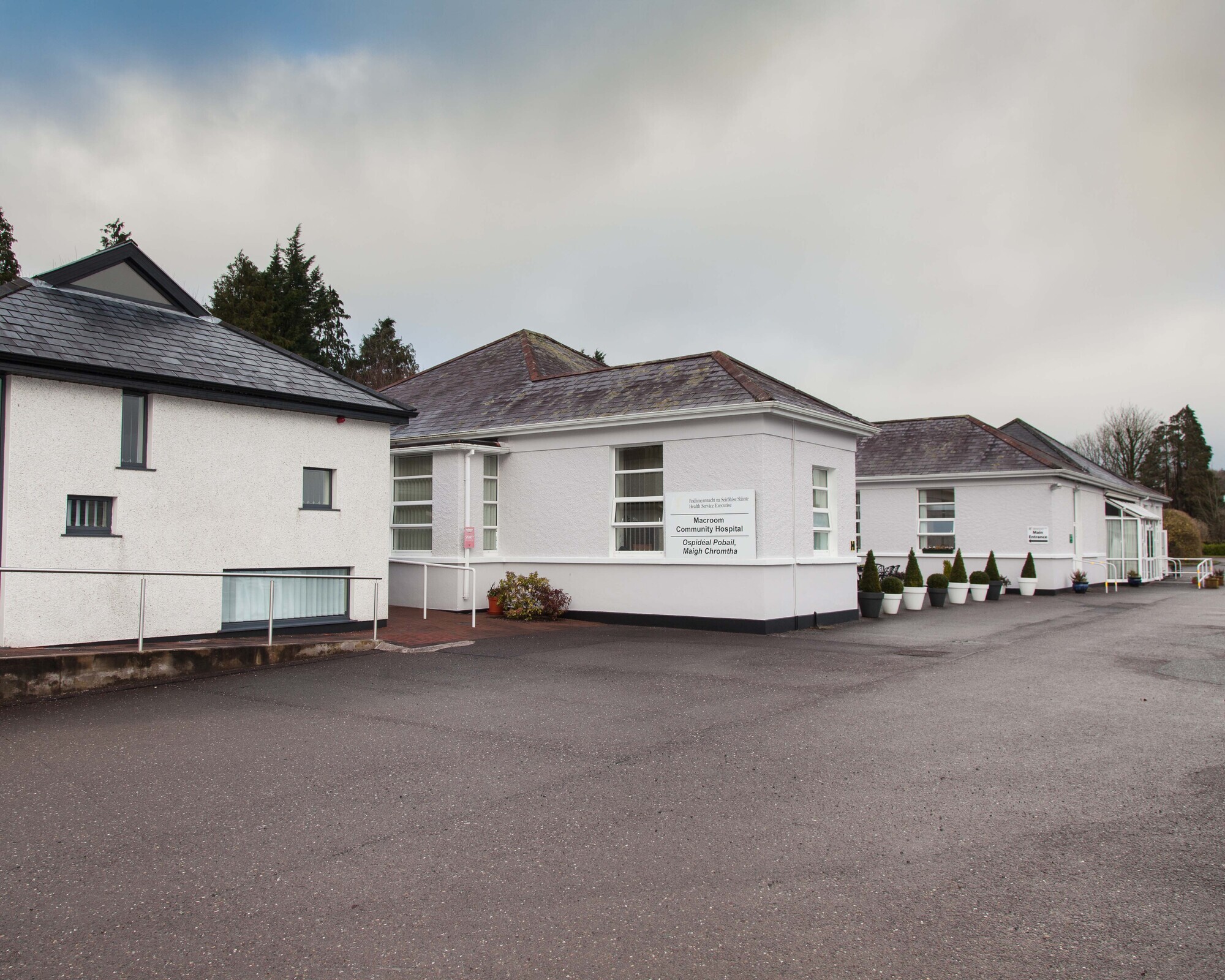 The three healthcare facilities from which medical records were taken without authorisation by Ms Leliene were Our Lady of Lourdes Care Facility in Killarney, Co Kerry; Cúil Dídin Nursing and Residential Care in Tralee, Co Kerry; and Macroom Community Hospital, pictured.