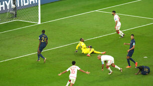 <p>SHOCK: Wahbi Khazri’s goal earned Tunisia a famous victory over France (Jonathan Brady/PA)</p>