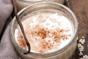 Simon Hopkinson’s rice pudding