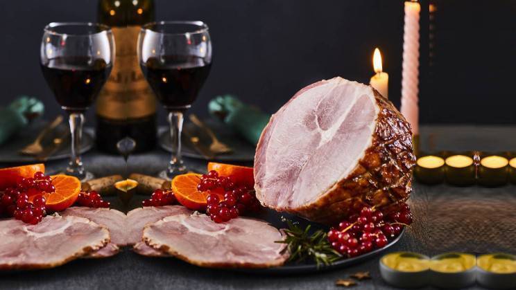 A fillet of ham is the centrepiece of an Irish festive spread 
