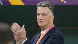<p>INSPIRING HIS CHARGES: Head coach Louis van Gaal of the Netherlands. Pic: AP Photo/Natacha Pisarenko</p>