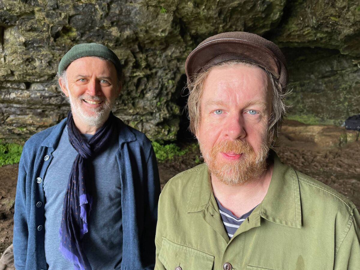 Tommy Tiernan with author Kevin Barry on Epic West.  Tommy Tiernan with author Kevin Barry on Epic West.Â