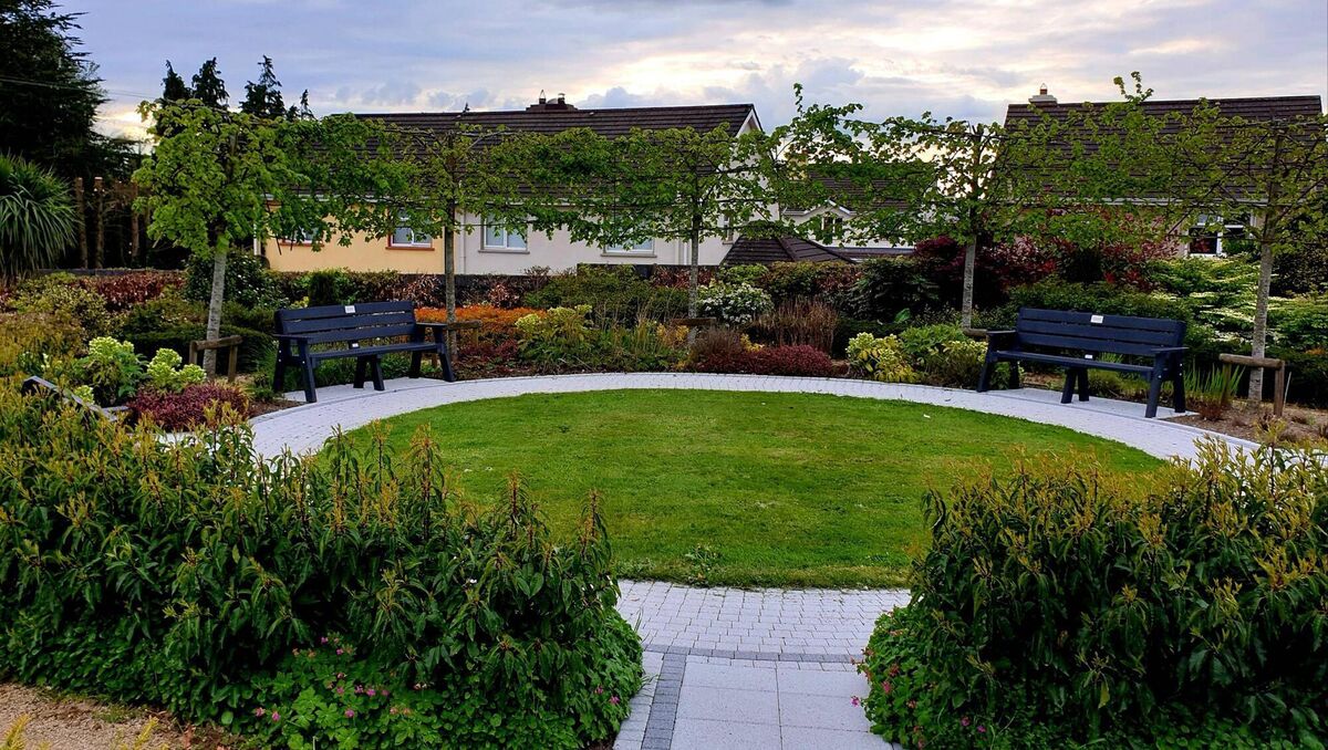 The beautiful garden at Le Chéile is looked after and maintained by volunteers. 