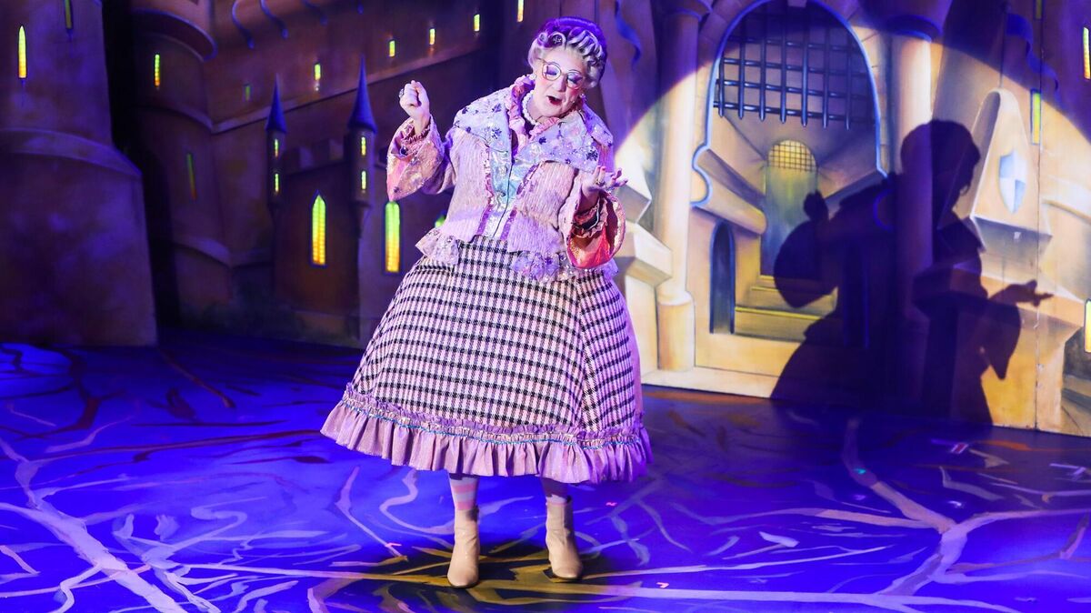 Nanny Nellie, played by Frank Mackey during Act I of Sleeping Beauty which is this year's Christmas Panto at the Opera House, Cork. Picture: David Creedon Nanny Nellie, played by Frank Mackey during Act I of Sleeping Beauty which is this year's Christmas Panto at the Opera House, Cork. Picture: David Creedon