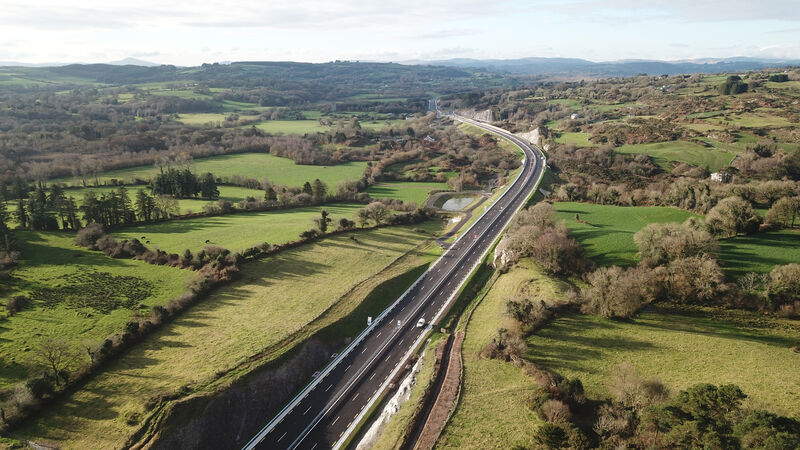 The first 8km section of the €280m, 22km N22 Ballyvourney-Macroom road runs from Coolcour, on the Cork city side of Macroom to Carrigaphooca on the western side and bypasses Macroom to the north. Picture: Dan Linehan The first 8km section of the €280m, 22km N22 Ballyvourney-Macroom road runs from Coolcour, on the Cork city side of Macroom to Carrigaphooca on the western side and bypasses Macroom to the north. Picture: Dan Linehan