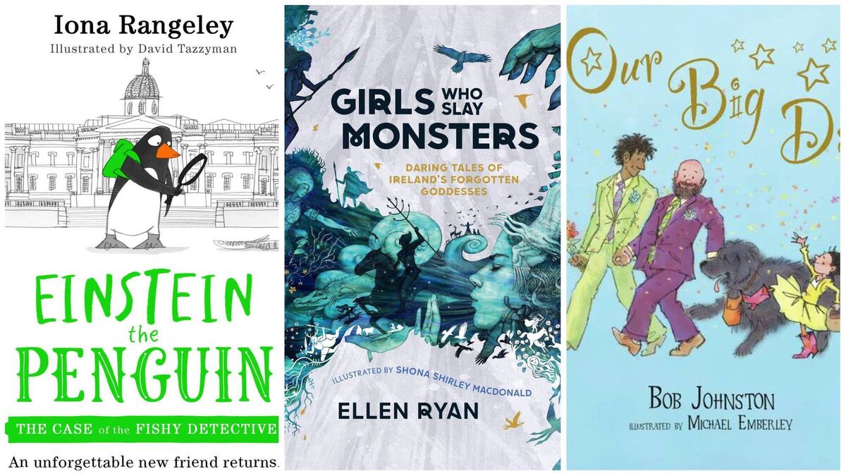 
                        Einstein The Penguin: The Case of The Fishy Detective, Girls Who Slay Monsters and Our Big Day
                    