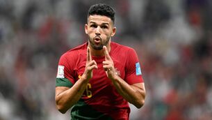 <p>STUNNING IMPACT: Goncalo Ramos has become a World Cup star after replacing Cristiano Ronaldo in the Portugal side and going on to score a hat-trick against Switzerland. Pic: Patricia de Melo Moreira/AFP</p>