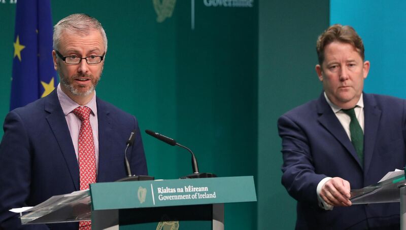 Children's Minister Roderic O’Gorman and Housing Minister Darragh O’Brien. Picture: Sasko Lazarov / RollingNews.ie