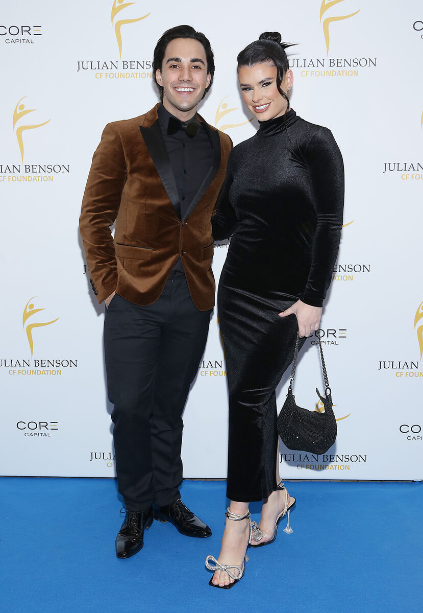 Jake Carter and Karen Byrne at the Julian Benson Cystic Fibrosis Foundation Winter Wonderland Gala Ball Jake Carter and Karen Byrne at the Julian Benson Cystic Fibrosis Foundation Winter Wonderland Gala Ball
