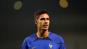 <p>ON GUARD: France’s Raphael Varane is taking nothing for granted against Morocco. Pic: Martin Rickett/PA</p>