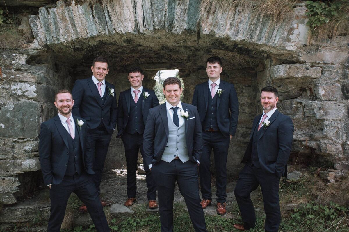 Stevie O’Sullivan with Paidí O’Sullivan, Robert Galvin, David Murphy, Seán and Padraig Moynihan