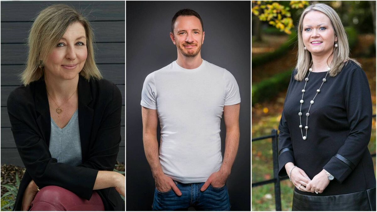 Edel Coffey, Géaroid Farrelly and Lorraine Walsh