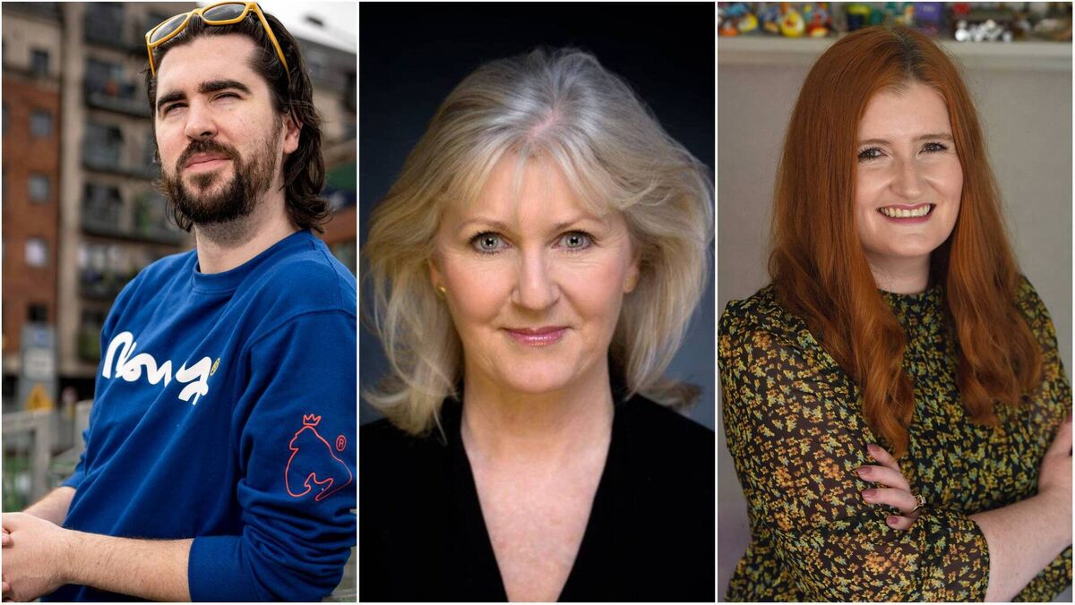 Daithí De Nogla, Una Crawford O'Brien and Joanna Fortune