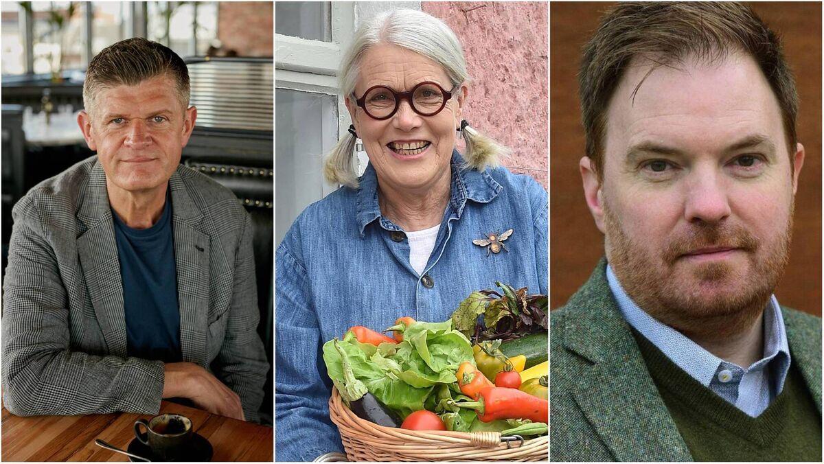 Brendan O'Connor, Darina Allen and Bernard O'Shea