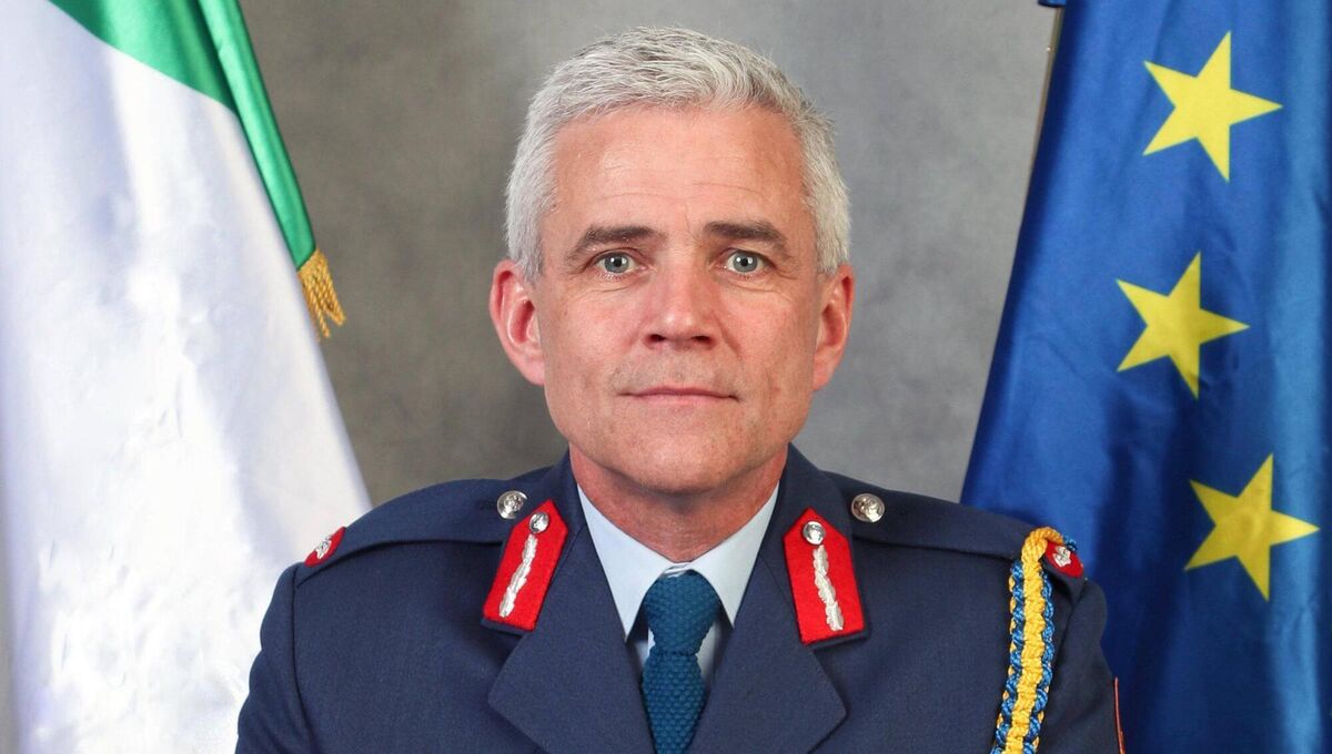 Chief of Staff of the Irish Defence Forces, Lieutenant General Seán Clancy.