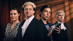 <p> Vardy v Rooney: A Courtroom Drama stars Chanel Cresswell, Michael Sheen, Natalia Tena,  and Simon Coury.   </p>