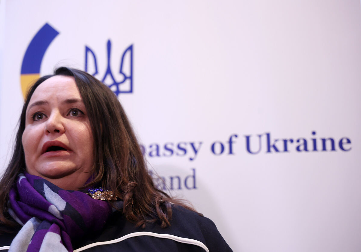 Ukrainian Ambassador to Ireland Larysa Gerasko. Picture: Sam Boal / RollingNews.ie