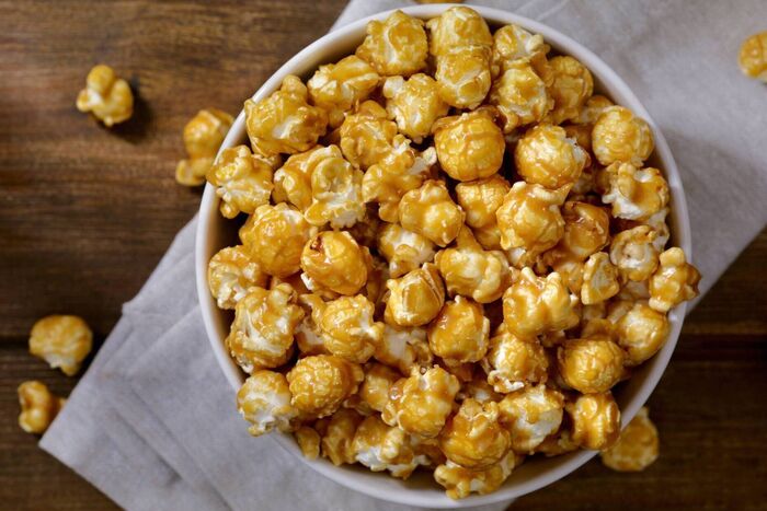 Sweet caramel popcorn