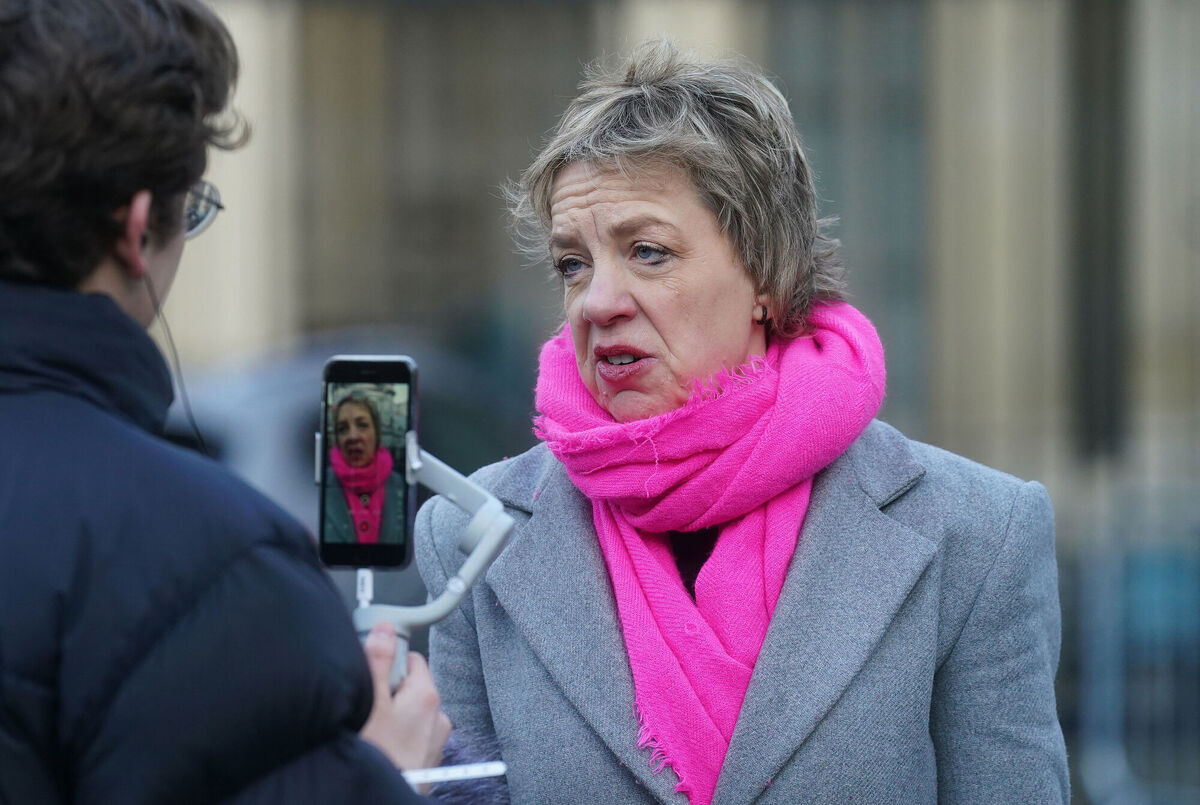Labour leader Ivana Bacik arriving at Leinster House. Picture: Brian Lawless/PA Wire