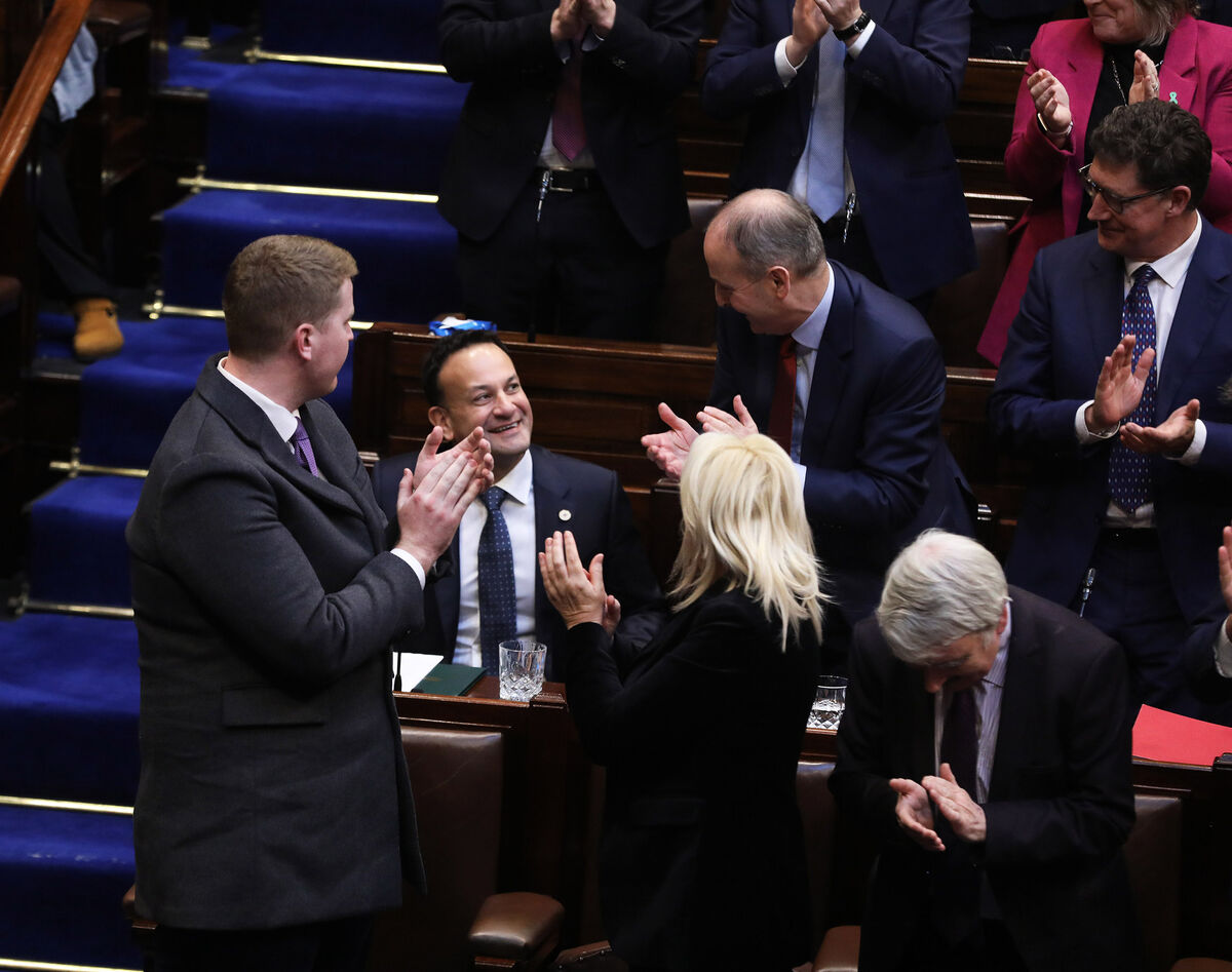 Taoiseach Leo Varadkar in the Dáil Chamber, Leinster House after being nominated as Taoiseach. Picture: Maxwells Taoiseach Leo Varadkar in the Dáil Chamber, Leinster House after being nominated as Taoiseach. Picture: Maxwells