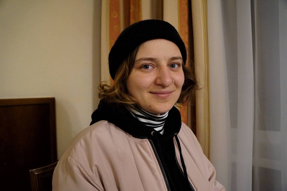 Liza Fominska returned home when the government in Kyiv announced that government employees should return to Ukraine. Picture: Hannah McCarthy