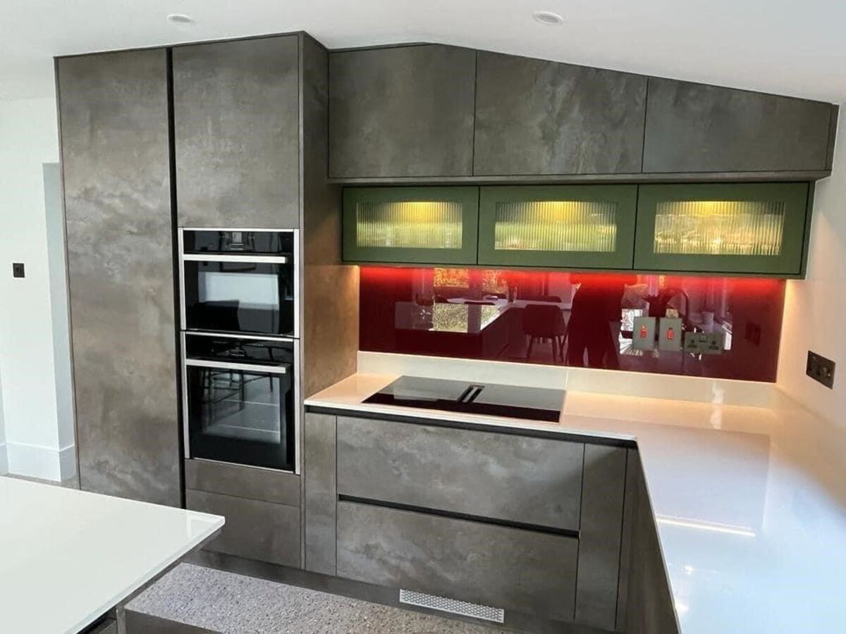 A tall larder and fridge unit in Sinéad Cassidy's new kitchen has moved location to open up the view to the garden, while white Dekton countertops reflect light, replacing black granite. A tall larder and fridge unit in Sinéad Cassidy's new kitchen has moved location to open up the view to the garden, while white Dekton countertops reflect light, replacing black granite.