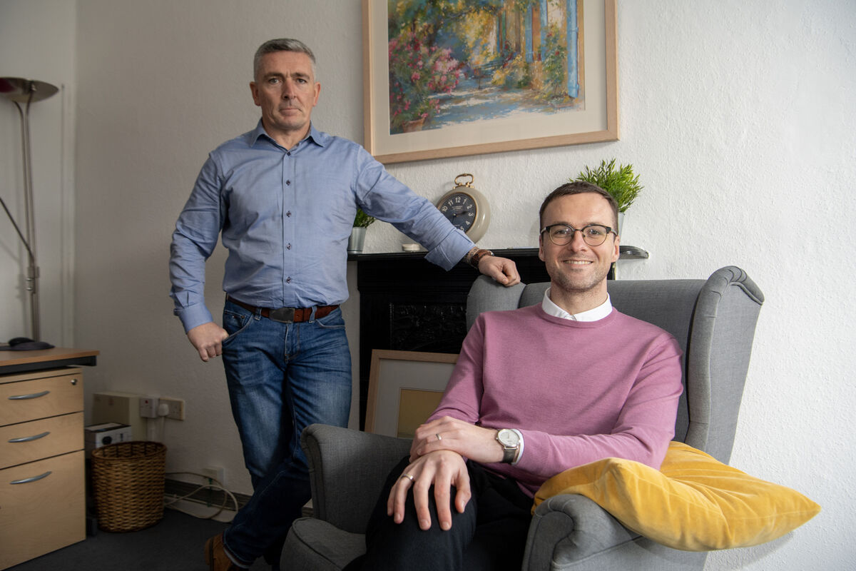 (Left to right) Donal Clifford and Dr Martin Davoren at the Sexual health centre on Peter Street in Cork. “Pornography is only a small piece of it. It’s like going into a bar and looking at all of the drinks and deciding because I drink lager, I’m an alcoholic. It’s a bit broader than that." Picture Dan Linehan (Left to right) Donal Clifford and Dr Martin Davoren at the Sexual health centre on Peter Street in Cork. “Pornography is only a small piece of it. It’s like going into a bar and looking at all of the drinks and deciding because I drink lager, I’m an alcoholic. It’s a bit broader than that." Picture Dan Linehan