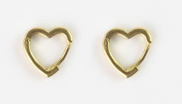 Heart Earrings, €16.95, Pineapple Island