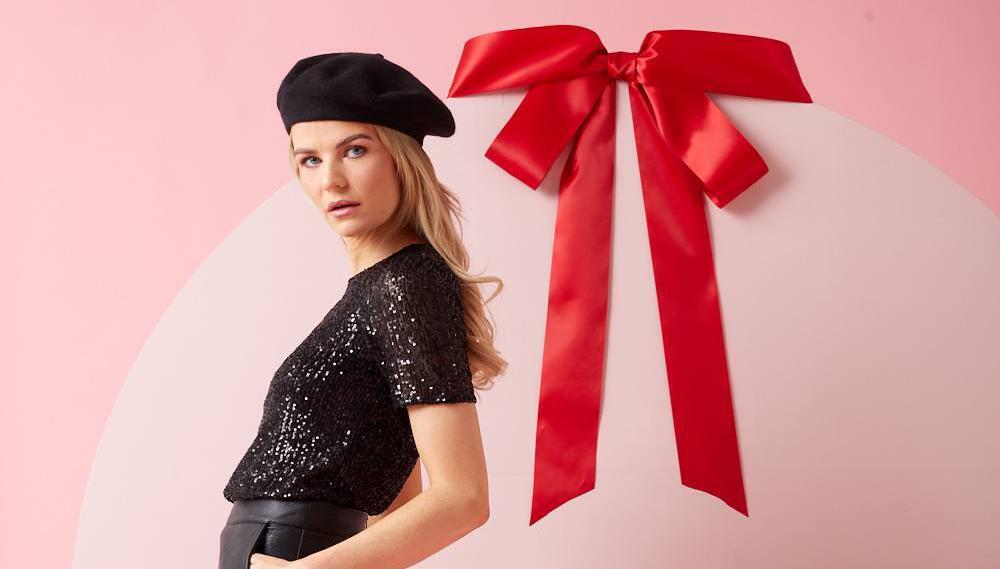 Festive Wish: Leather and Sequins at iclothing