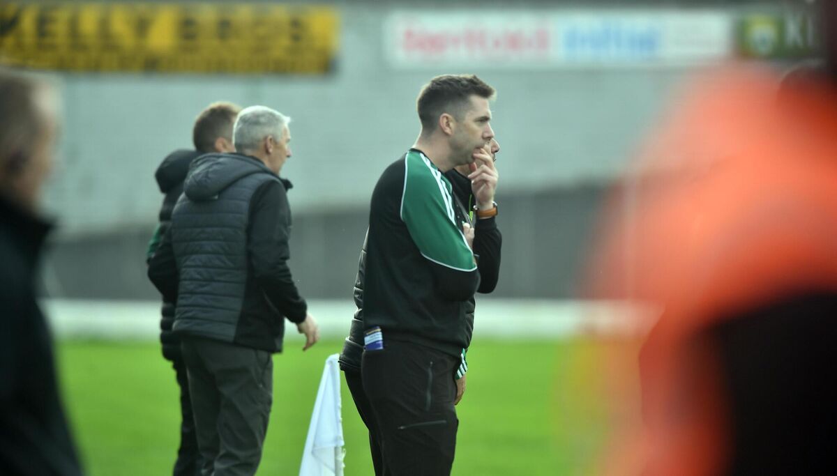 SEEN IT ALL: Listry manager Marc O'Se during the Kerry Junior Premier Club County Final as his team was defeated by Fossa in Killarney.