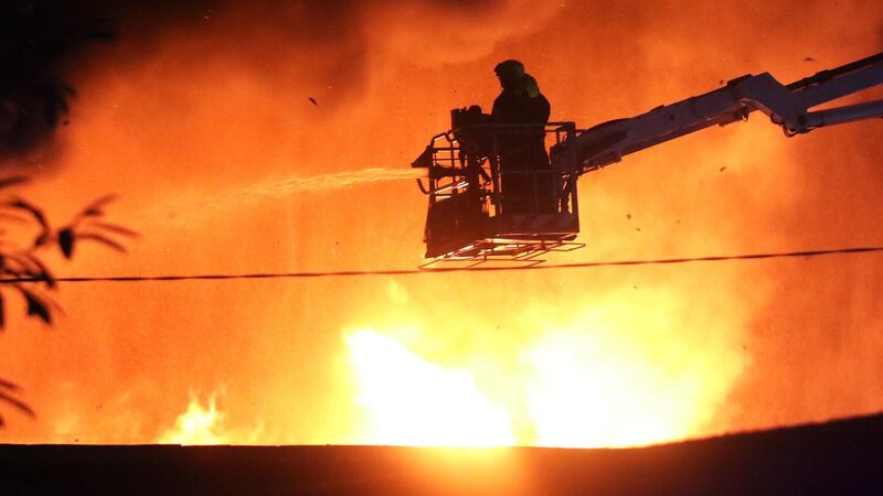 Fire crews battling inferno on outskirts of Limerick City